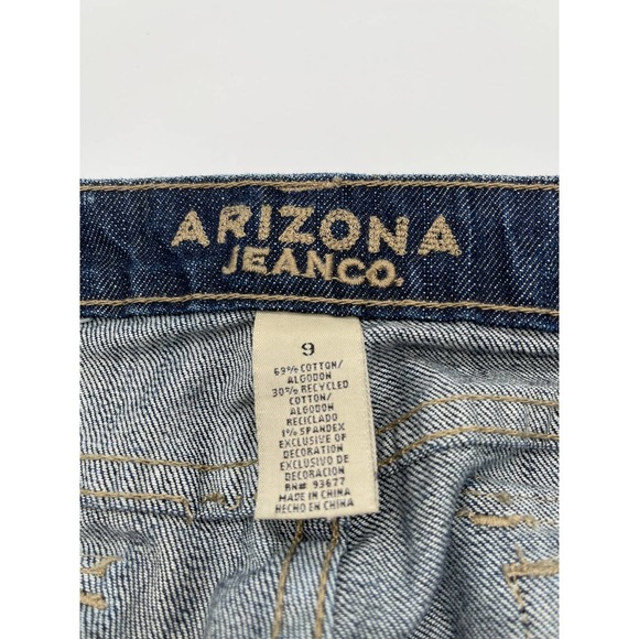 Arizona Jean Co Distressed Cropped Capri Jeans 9 - Picture 5 of 12